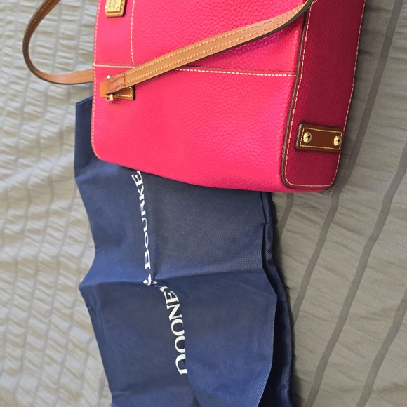 Dooney & Bourke Pink Leather Tote Bag Nwt - Picture 9 of 11